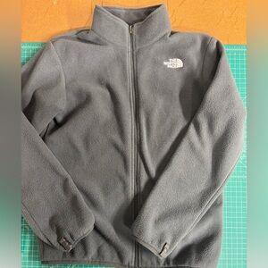 The North Face boys Large Charcoal Fleece Jacket